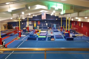 fitness boot camp at gymnastics center