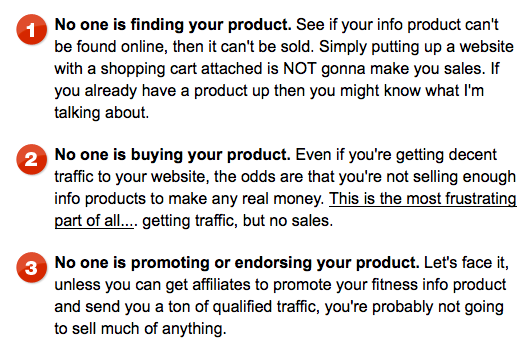 fitness infomation product marketing 